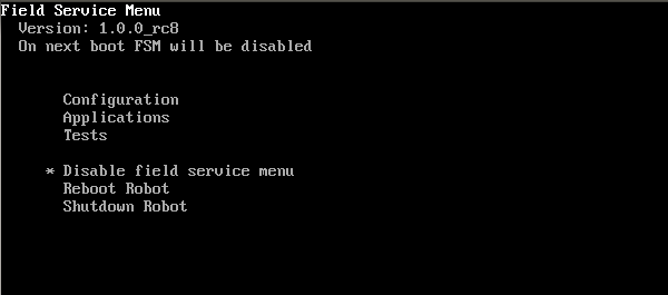 Field Service Menu (FSM) - sdk-wiki